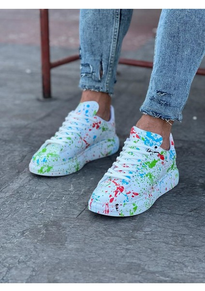 WG501 Yeşil Boyalı Erkek Casual Ayakkabı