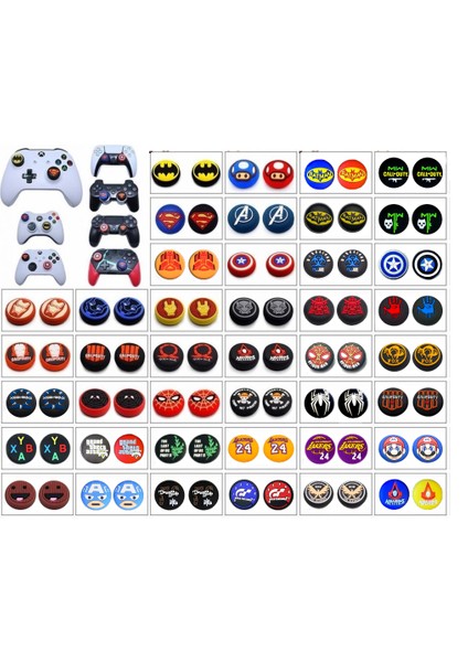 Ps3-Ps4-Ps5-Xbox One-Xbox 360-SERIES S/x Joystick Kol Analog Koruyucu 4 Adet fiyatları