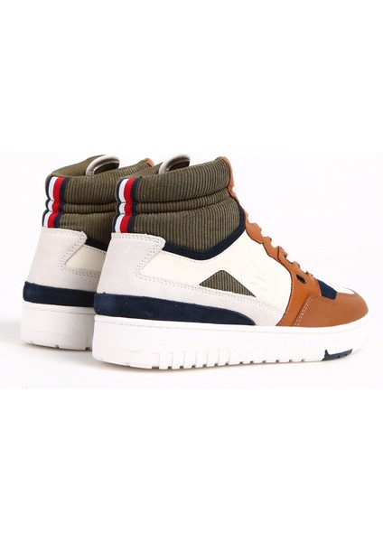 Tommy Hilfiger Kahve Erkek Sneaker Th Basket Better Mıdcut Lth Mıx