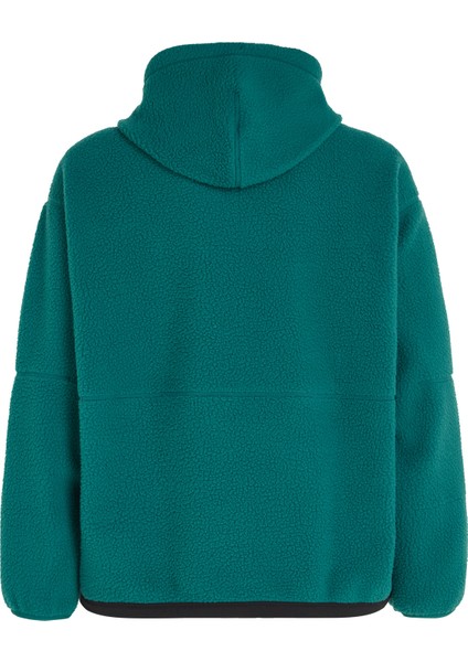 Yeşil Erkek Kapüşonlu Sweatshirt 00GMF3W315CJG Wo/pw - Sherpa Hood