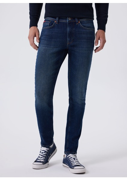 Normal Bel Skinny Fit Erkek Denim Pantolon 241 Lcm 121058 Jeff Lıepzıg Pure fiyatları