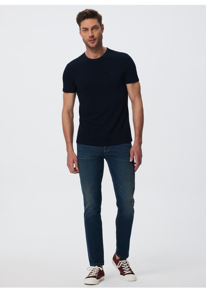 Normal Bel Slim Straight Erkek Denim Pantolon 241 Lcm 121030 Jagger Abıgaıl Trb D
