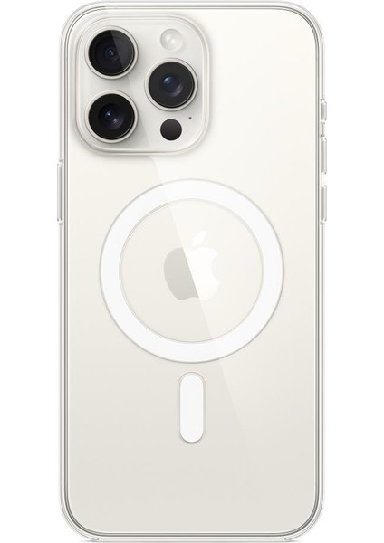 Iphone 15 Pro Kablosuz Şarj Özellikli Şeffaf Silikon Kılıf fiyatları