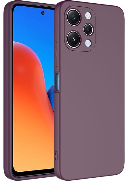 Xiaomi Redmi 12 Kılıf Kamera Korumalı Içi Süet Mara Lansman Silikon