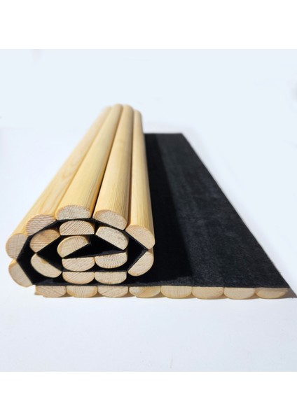 Dekoratif Ahşap Duvar Paneli Balıksırtı Çıta Duvar Paneli Mobilya Kaplama Ahşap Kaplama 60X60 cm