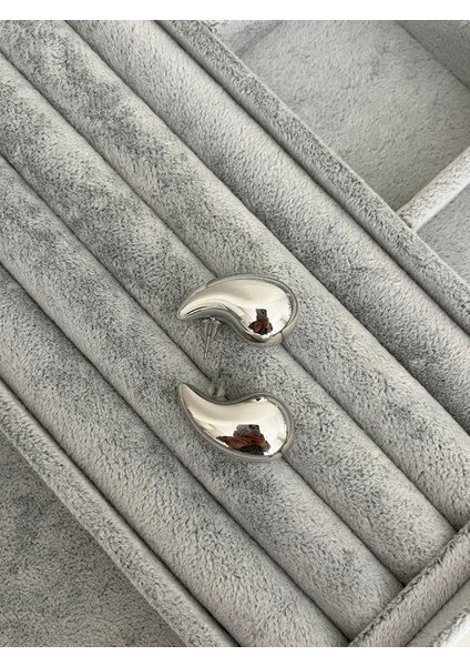 Silver Botte Küpe Orta Boy modelleri