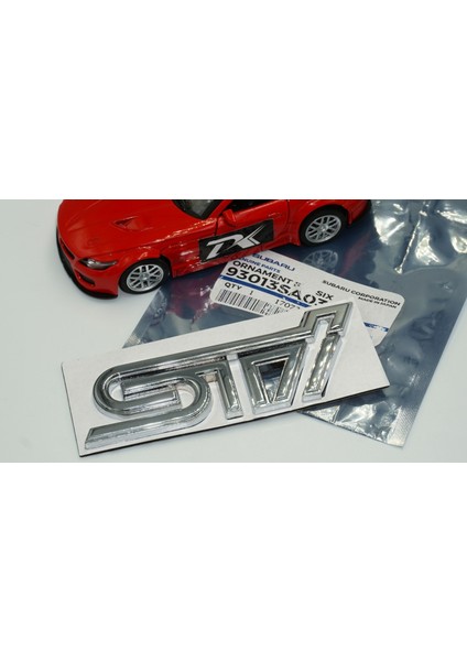 Subaru Sti Krom Metal 3m 3D Bagaj Yazı Logo Orjinal Ürün indirimleri