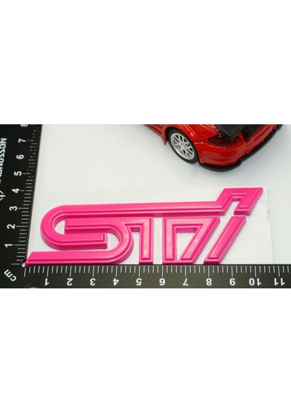 Subaru Sti Pembe Metal 3m 3D Bagaj Yazı Logo Orjinal Ürün fiyatları