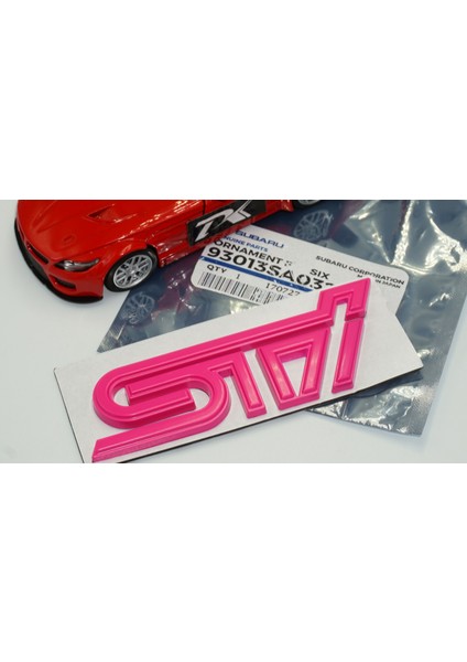 Subaru Sti Pembe Metal 3m 3D Bagaj Yazı Logo Orjinal Ürün fırsatları