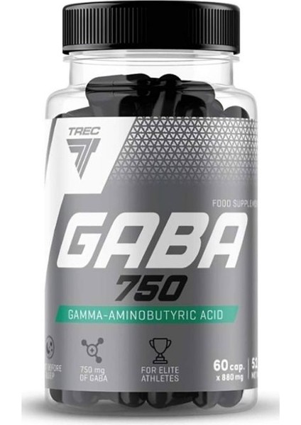 Nutrition Gaba 750 mg 60 Kapsül