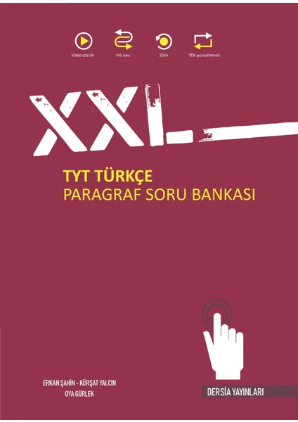 Dersia Yayınları XXL TYT Paragraf Soru Bankası