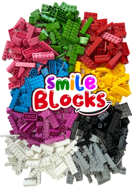 Smile Blocks  Parçalı Setler 540 Parça Plastik Kutulu Mikro Blok