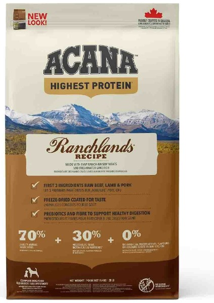 Ranchlands Sığır Etli Tahılsız Köpek Maması 11,4 kg