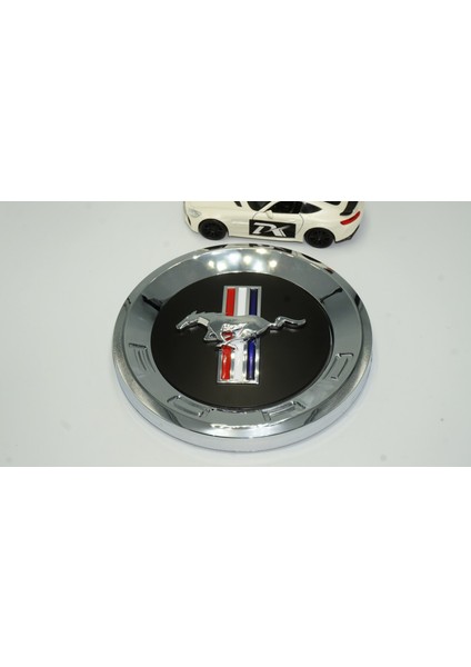 Ford Mustang Bagaj Yuvarlak Panel 3m 3D Krom Abs Logo Amblem modelleri