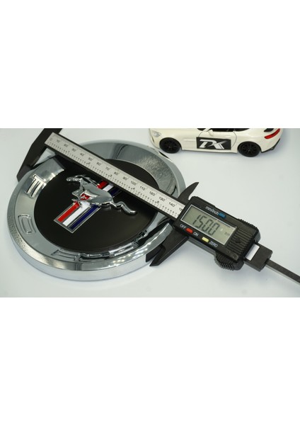 Ford Mustang Bagaj Yuvarlak Panel 3m 3D Krom Abs Logo Amblem indirimleri