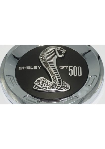 Mustang Shelby Gt 500 Bagaj Yuvarlak Panel 3m 3D Krom Abs Logo Amblem