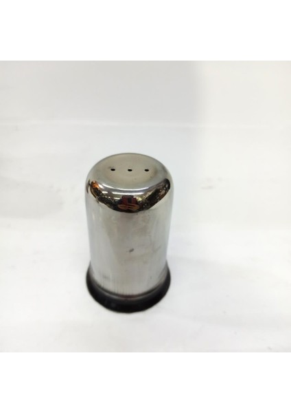 Paslanmaz Çelik Tuzluk Pulbiberlik Karabiberlik Seti 8 x 4 cm