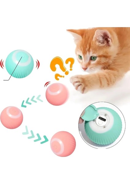 Interaktif Kedi Köpek Şarjlı Oyun Topu