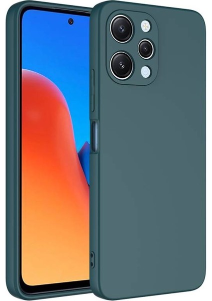 Redmi 12 Içi Kadife Dolgulu Şık Candy Lansman Silikon Kılıf