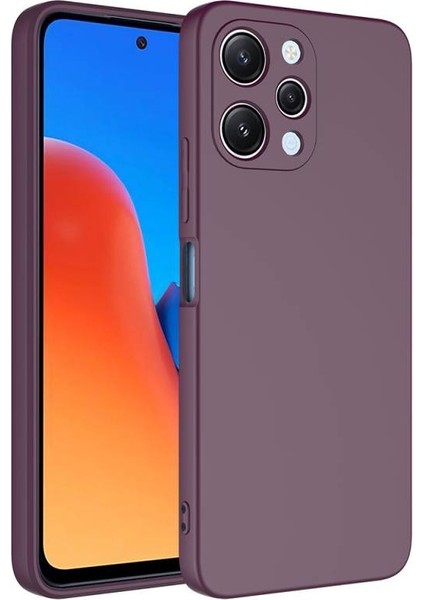 Redmi 12 Kılıf Yumuşak Doku ve Kadife Dolgulu Clay Premium Silikon Kapak
