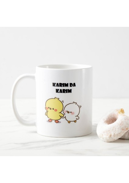 "Karım Da Karım" ve "Kocam Da Kocam" Baskılı Kupa Bardak Seti 2'li