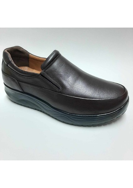 Deri Rahat Günlük Kahverengi Bağcıksız Erkek Yürüyüş Ayakkabısı C-7653953 fiyatları