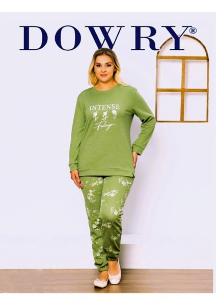 Büyük Beden Battal Kışlık Uzun Kol Pijama Takımı