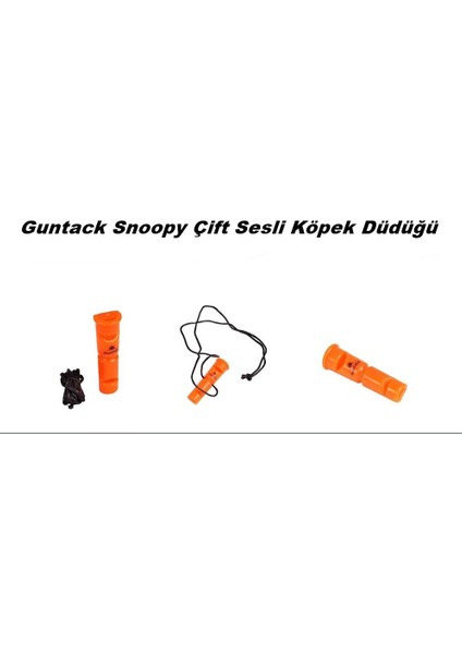 Guntack Snoopy Çift Sesli Köpek Düdüğü