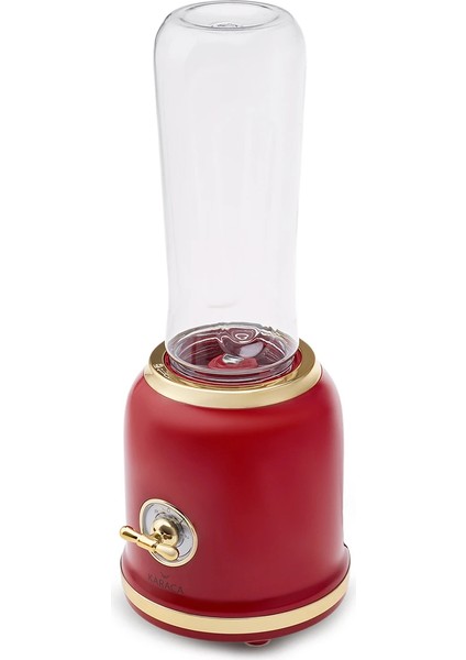 Retro Personal Kişisel Smoothie Blender Kırmızı