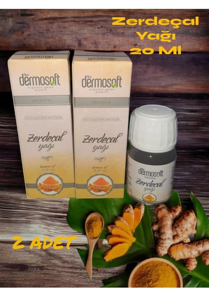 Plus Saf Zerdeçal Yağı Premium Serisi 2 Adet 20 ml
