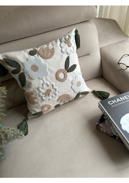 Punch Nakışlı Kırlent Kılıfı fırsatları