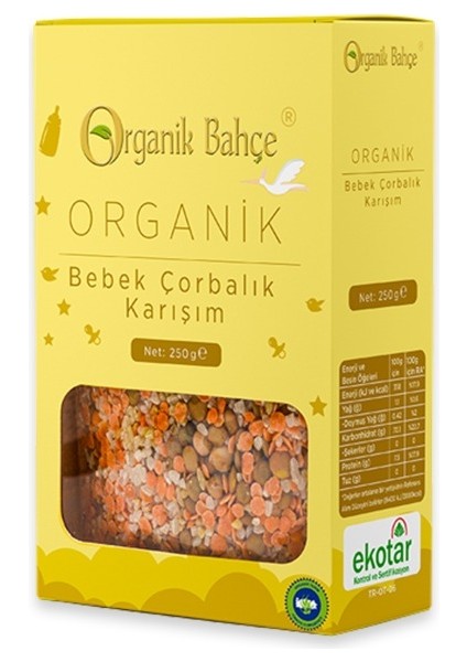 Organik Bahçe Bebek Ek Gıda Avantaj Seti + 6 Ay 4 Kutu 800 gr