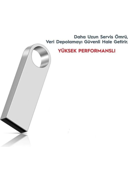 64 GB Flash Bellek Metal Tasarım USB Bellek
