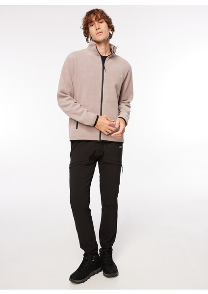 Gri Erkek Kapüşonlu Polar Sweatshırt D3WM-SWT2 modelleri