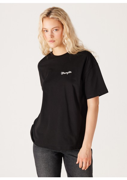 Bisiklet Yaka Siyah Kadın T-Shirt W7R9EE001-SIYAH modelleri