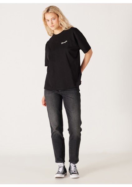 Bisiklet Yaka Siyah Kadın T-Shirt W7R9EE001-SIYAH indirimleri