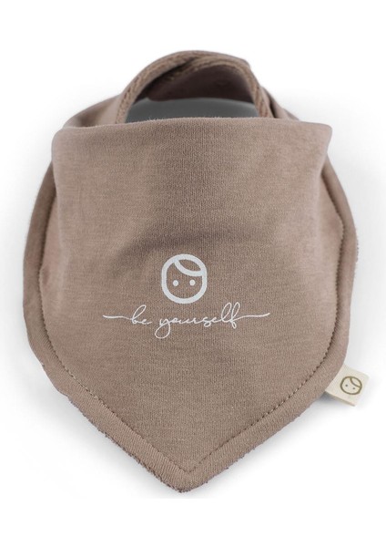 Sıvı Geçirmez Fular Önlük Kahve Organik Pamuk