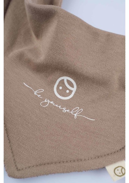 Sıvı Geçirmez Fular Önlük Kahve Organik Pamuk modelleri