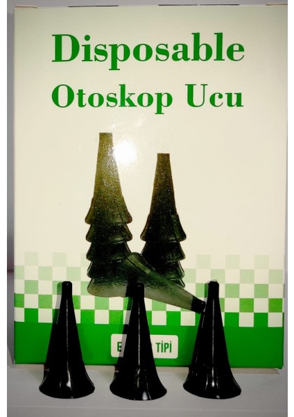 Disposable Otoskop Ucu 100 Adet (Reister-Heıne-Üniversal-Welchallyn Uyumlu)2,5 Mm Duvar - El X 4 Kutu