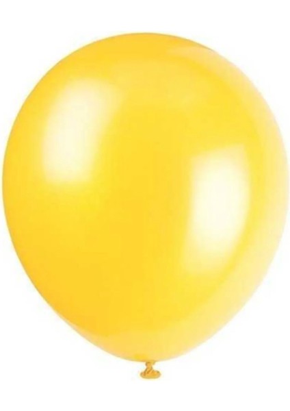 Renkli Metalik Balon 10 Adet Lateks Parti Konsept Temalı Parlak Helyum Doğum Günü Balon