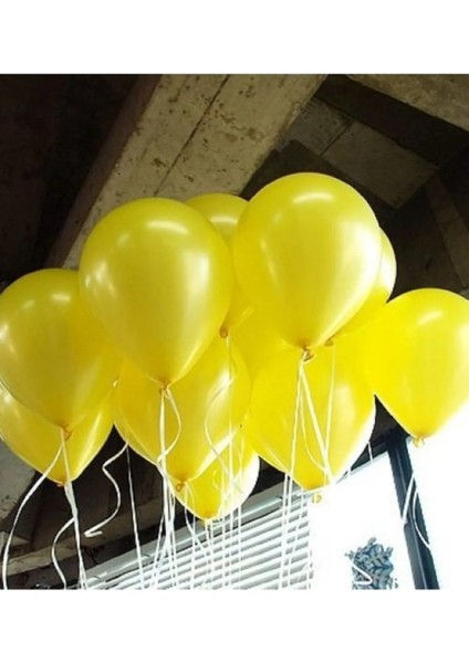 Renkli Metalik Balon 10 Adet Lateks Parti Konsept Temalı Parlak Helyum Doğum Günü Balon