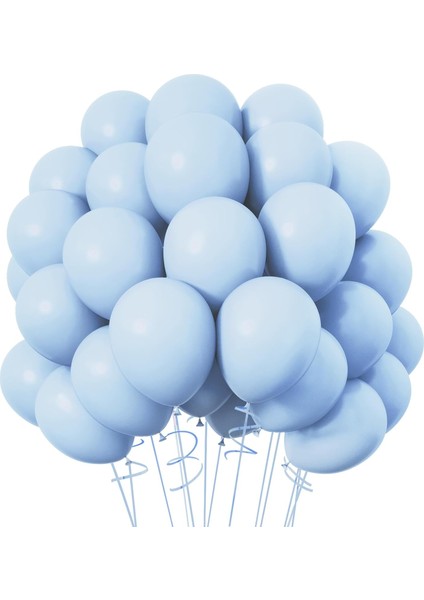 Renkli Metalik Balon 10 Adet Lateks Parti Konsept Temalı Parlak Helyum Doğum Günü Balon