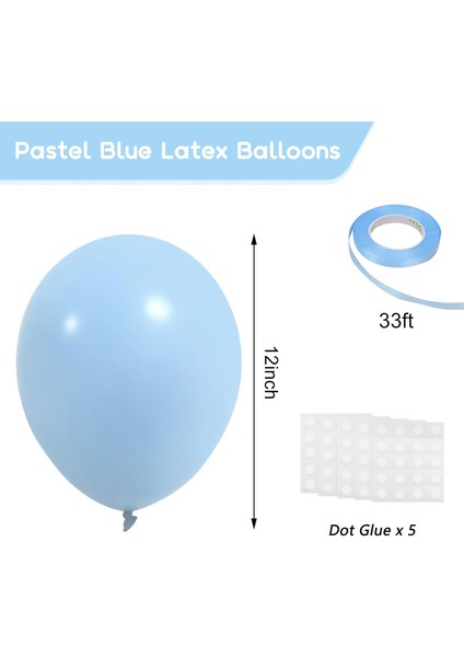Renkli Metalik Balon 10 Adet Lateks Parti Konsept Temalı Parlak Helyum Doğum Günü Balon