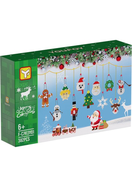 Inşaat Seti Yapı Taşları Yeni Yıl Oyuncak Cadılar Bayramı Noel Hediyesi (Yurt Dışından)