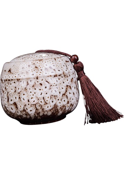 Seramik Çay Teneke Kutu Gıda Kabı Mutfak Süsleri Depolama Portları Kavanoz Beyaz 10.5X10CM500ML (Yurt Dışından) indirimleri