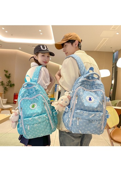 Ilkbahar ve Yaz Trendy Sırt Büyük Kapasiteli Su Geçirmez Öğrenci Okul Kişiselleştirilmiş Rahat Naylon Sırt Çantası (Yurt Dışından) fiyatları