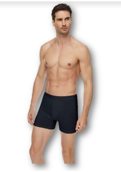 1251 Erkek Modal Elastan Boxer 12 Adet