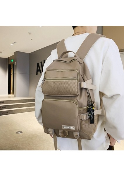 Büyük Kapasiteli Ortaokul Öğrencisi Okul Kadın Kişiselleştirilmiş Sırt Rahat Seyahat Sırt Çantası (Yurt Dışından) modelleri