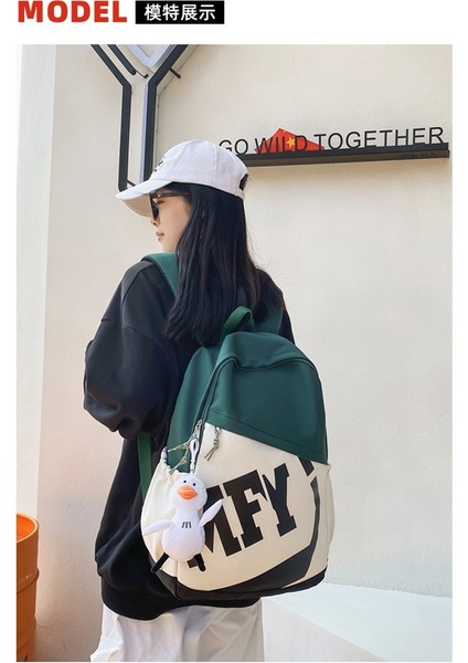 Sırt Büyük Kapasiteli Su Geçirmez Sırt Rahat Öğrenci Sırt Çantası (Yurt Dışından) indirimleri