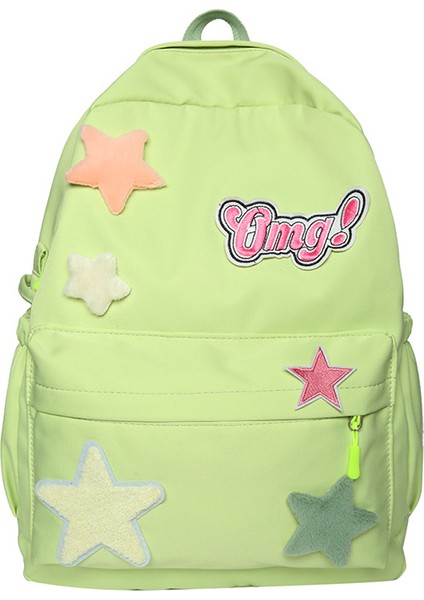 Üniversite Öğrencileri Lise Öğrencileri Ortaokul Kızları Genç Yıldız Sırt Kadın Için Niş Tasarımlı Okul Çantası (Yurt Dışından)